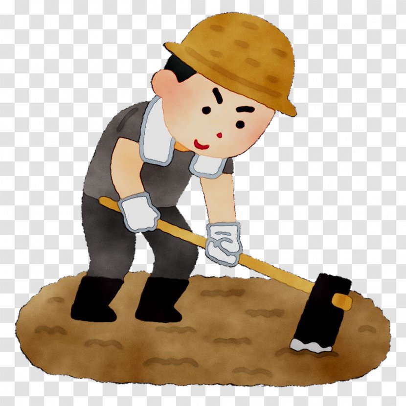 Illustration Cartoon Male Headgear - Construction Worker Transparent PNG