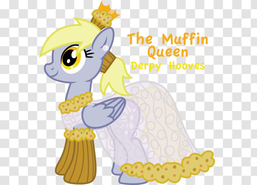 Derpy Hooves Pony Muffin Winged Unicorn - Mammal - Queen Transparent PNG