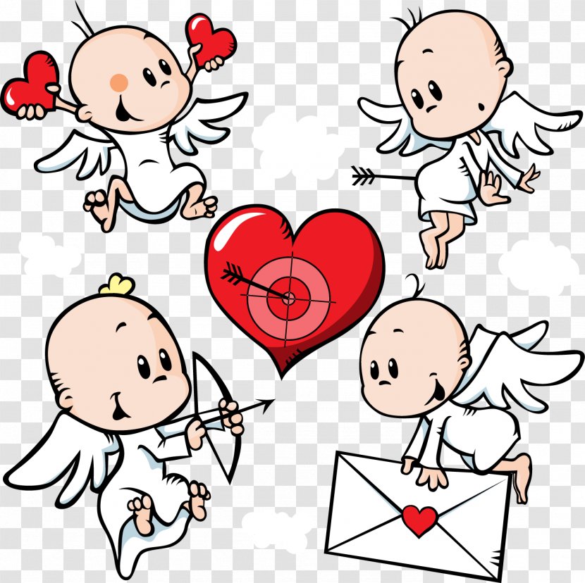 Valentine's Day Love Clip Art - Cartoon Transparent PNG