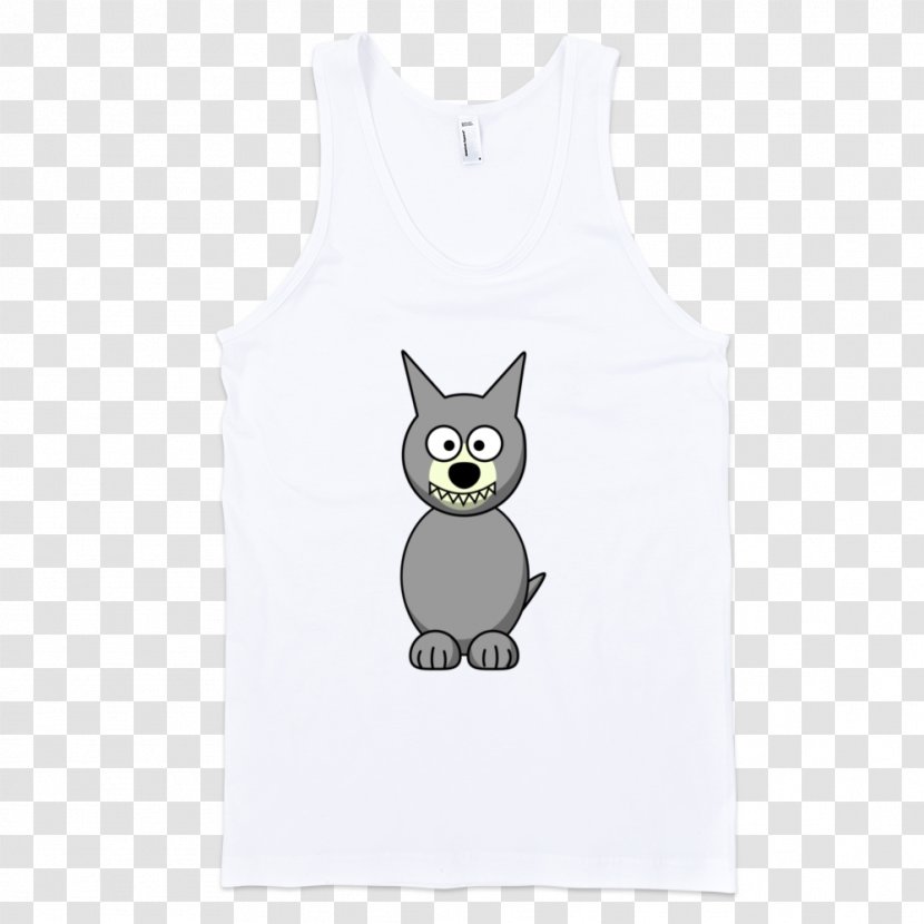 T-shirt Gilets Sweater Unisex Top - Outerwear - Angry Wolf Transparent PNG