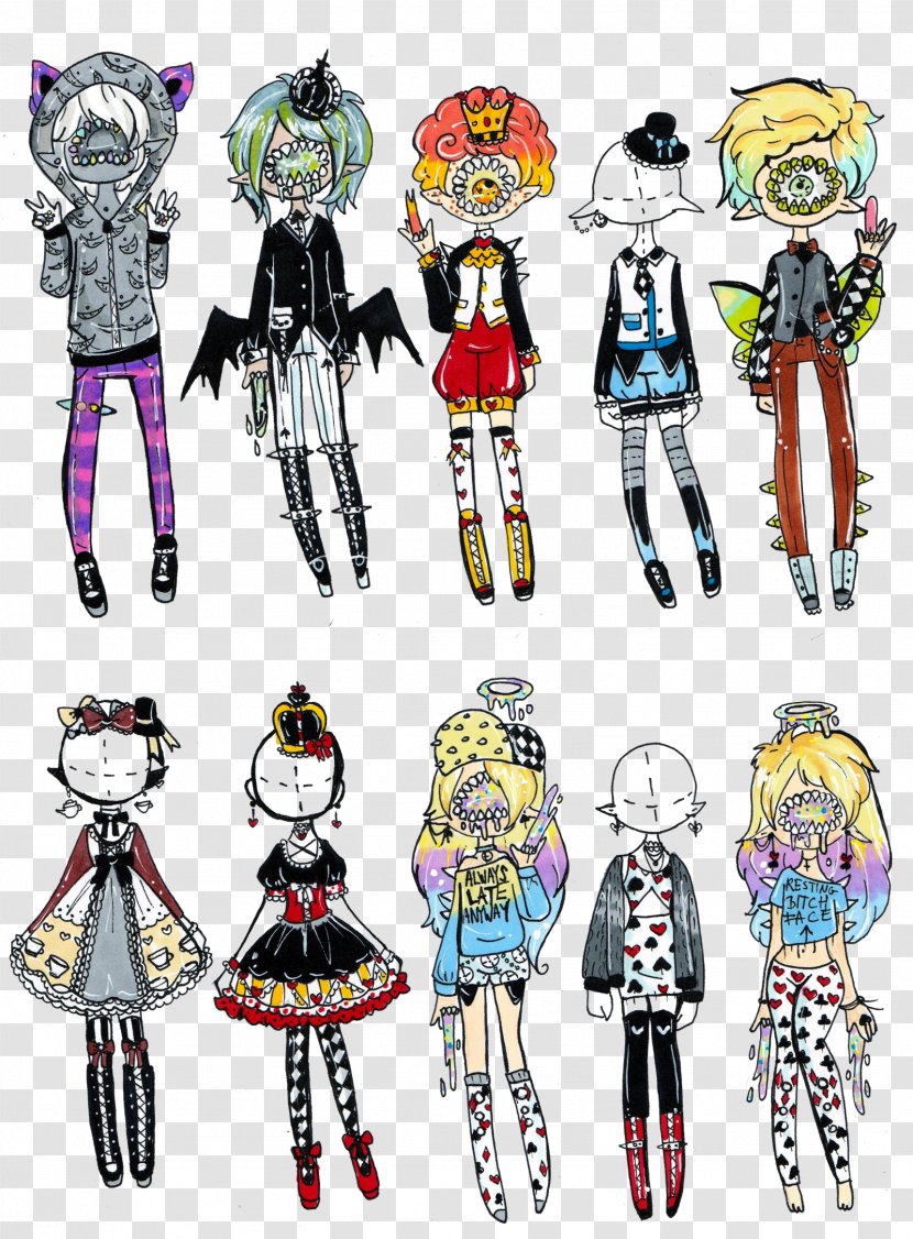 Headgear Costume Design Cartoon - Alice In Wonderland Cards Transparent PNG