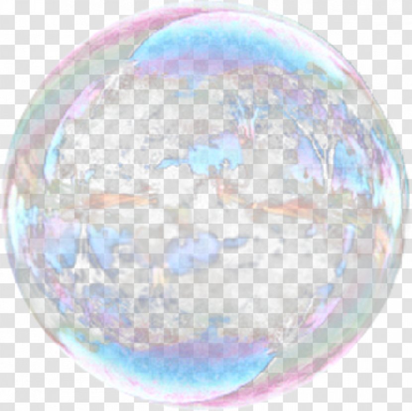 Soap Bubble Sphere - Turquoise Transparent PNG