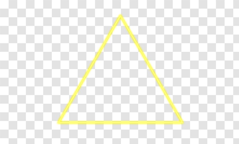 Paper Triangle Area Pattern - Point - Yellow Transparent PNG