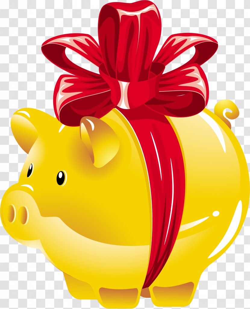 Piggy Bank Domestic Pig Money Transparent PNG