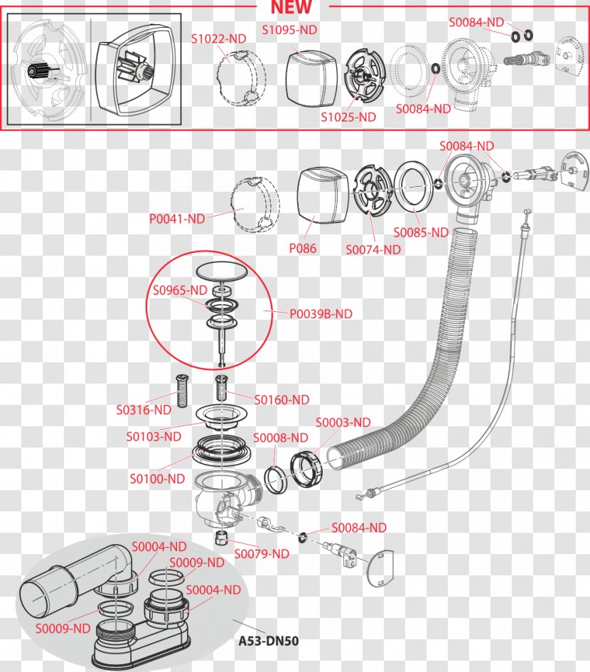 Bathtub Soda Syphon Trap Siphon Metal - Globe Valve Transparent PNG