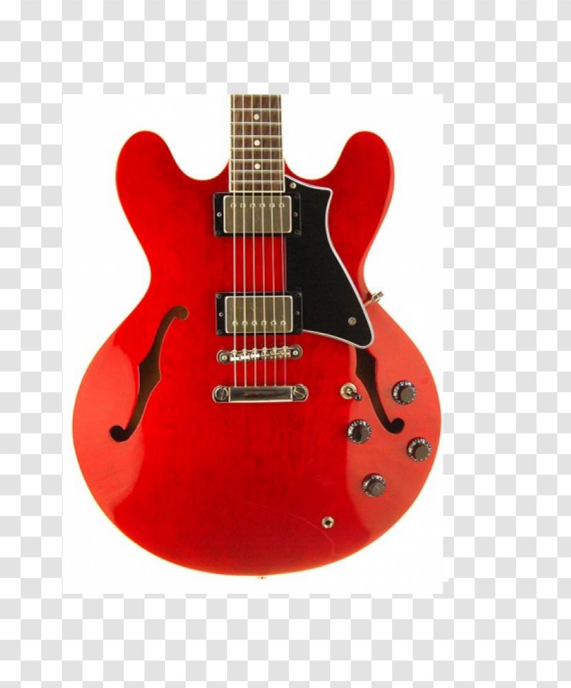 Electric Guitar Gibson ES-335 Semi-acoustic Cort Guitars - Bigsby Vibrato Tailpiece Transparent PNG