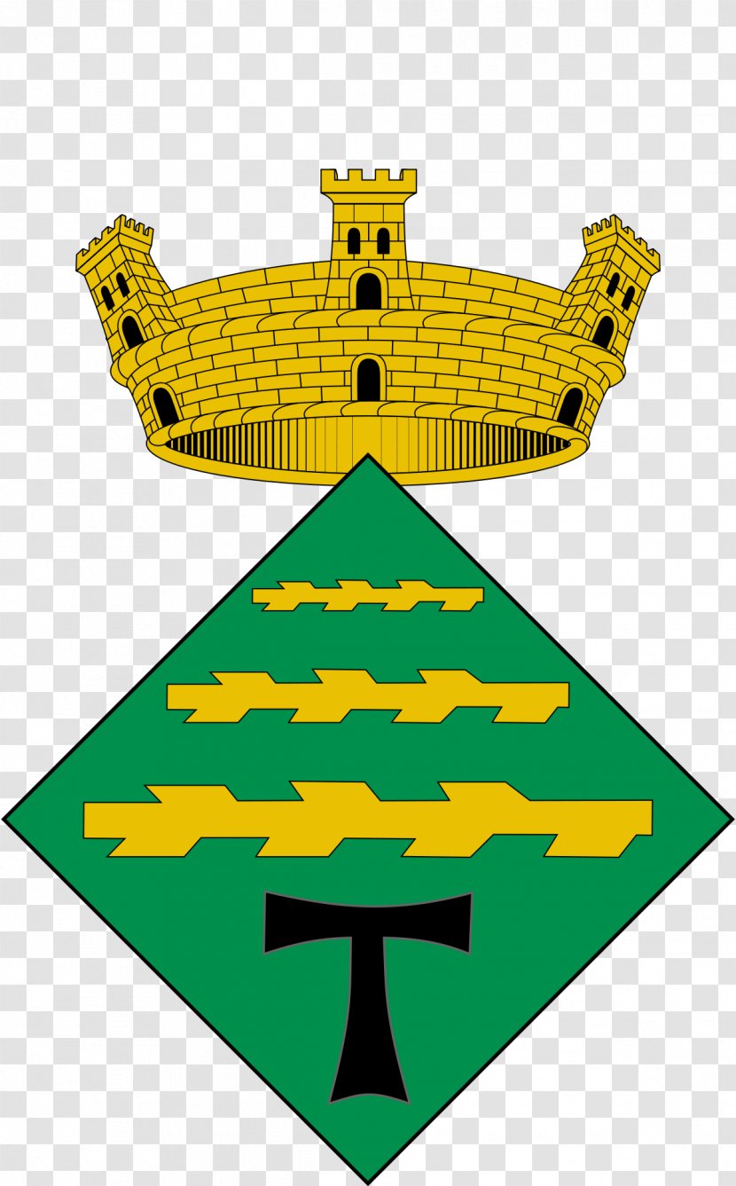 Ajuntament De Roquetes Els Pallaresos Santa Margarida I Monjos Ratusz Coat Of Arms - Symbol - Corona Negra Transparent PNG