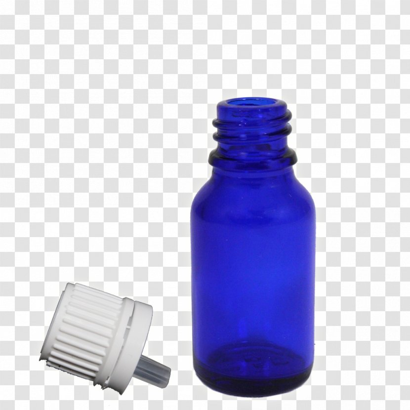 Glass Bottle Plastic Blue - Dropper Transparent PNG