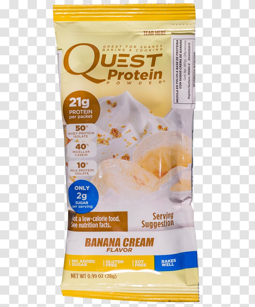 Cream Milkshake Protein Bar Dietary Supplement - Banana - Junk Food Transparent PNG
