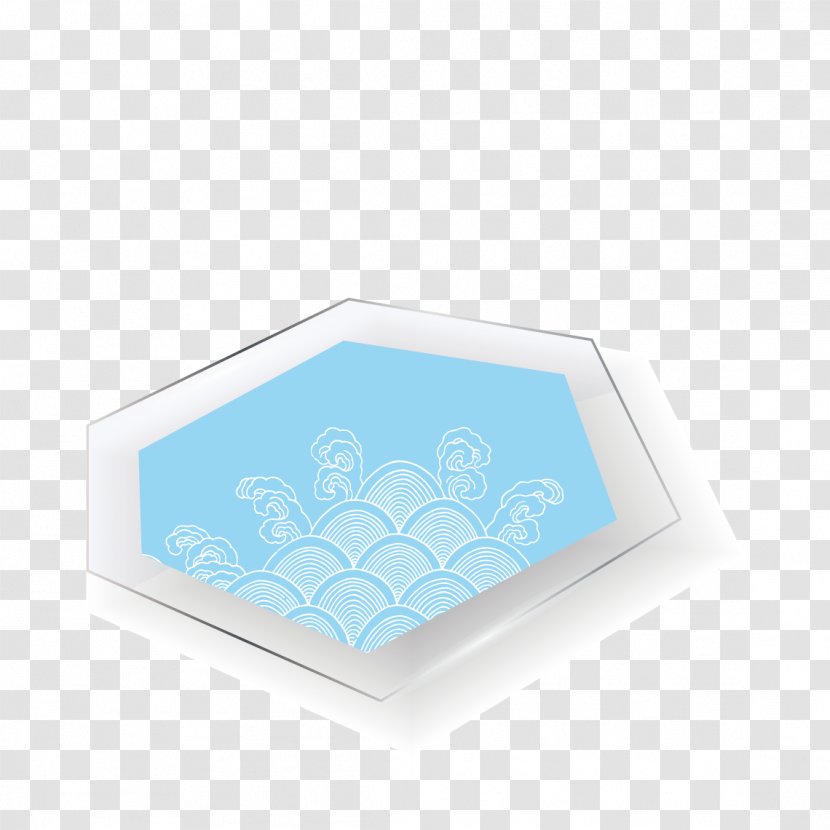 Blue Texture Mapping Glass - Vecteur - Map Transparent PNG