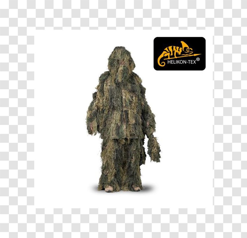 Ghillie Suits Military Camouflage U.S. Woodland Helikon-Tex - Fur Clothing Transparent PNG