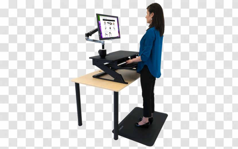 Standing Desk Sit-stand Office Supplies - Balance - Human Solution Uplift Furniture Transparent PNG
