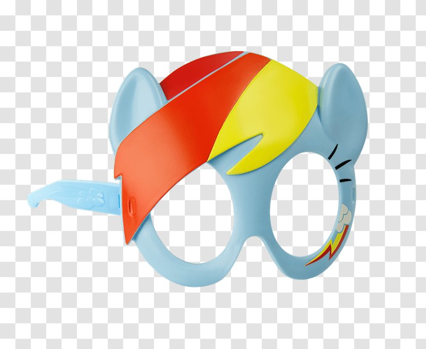 Rainbow Dash My Little Pony Mask Goggles - Friendship Is Magic Transparent PNG