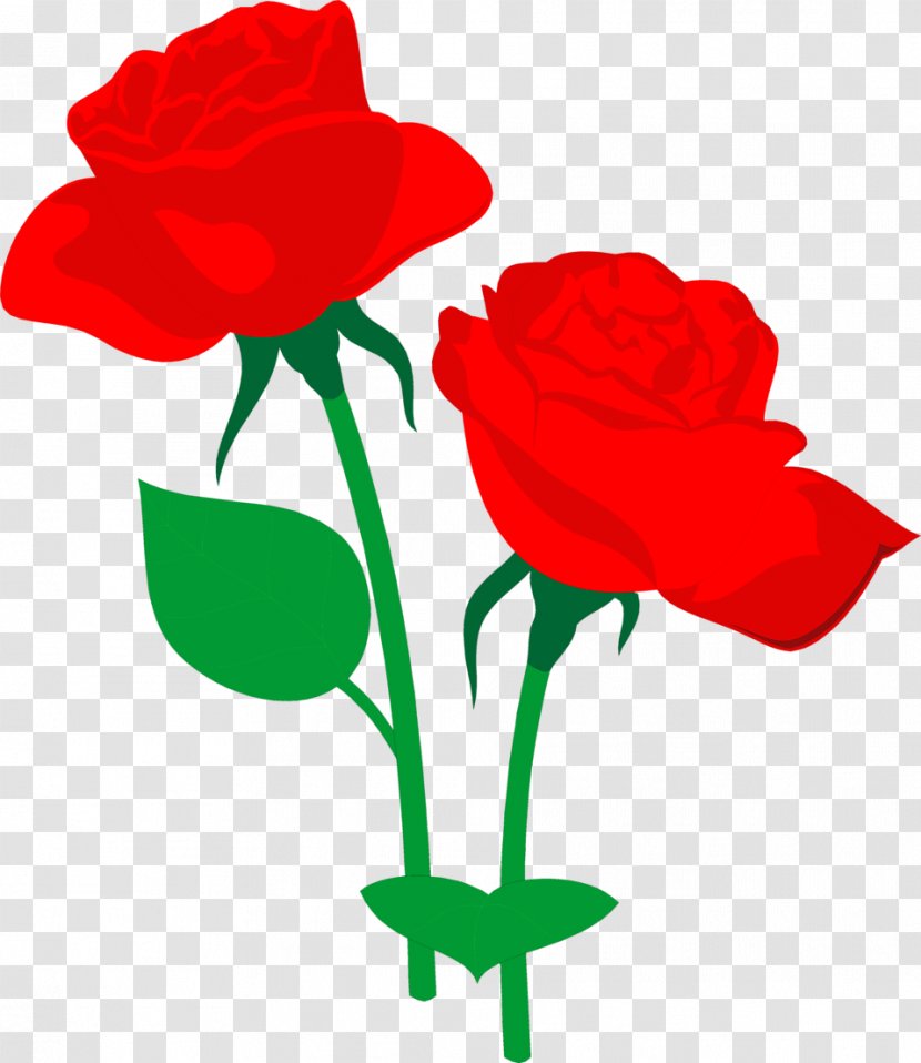 Flower Rose Clip Art - Garden Roses - Illustration Transparent PNG
