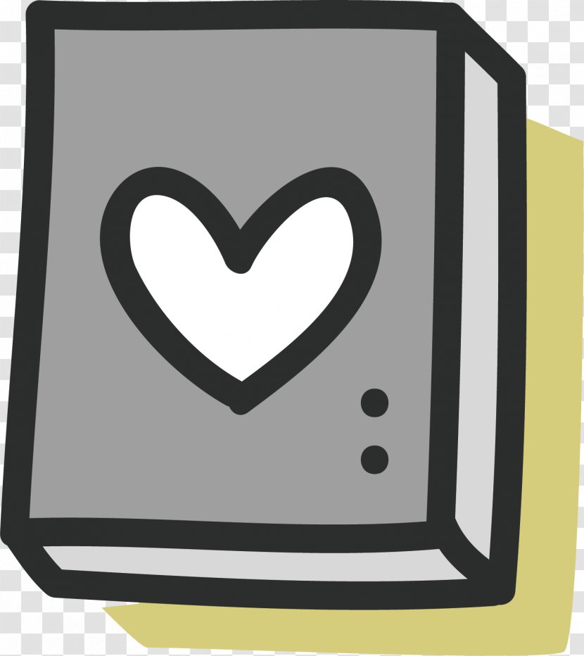 Heart Love Illustration - Book Transparent PNG