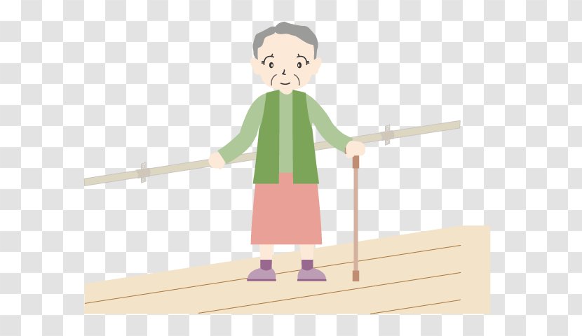 Illustration Walking Stick Old Age Hand - Welfare - Aged Care Transparent PNG
