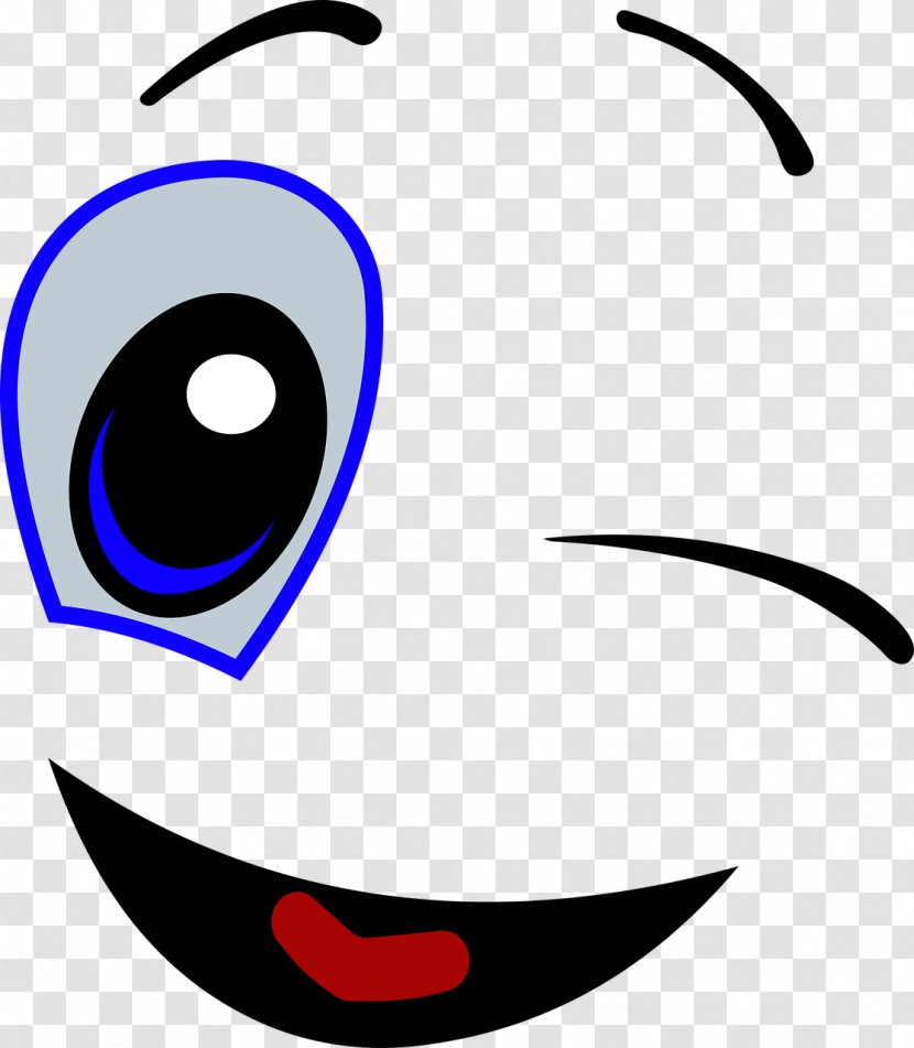 Smiley Wink Emoticon Clip Art - Eye - Mouth Smile Transparent PNG