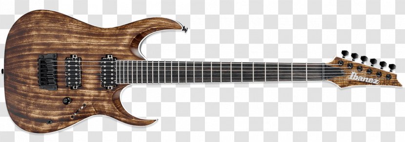 Ibanez S Series Iron Label SIX6FDFM Seven-string Guitar S621QM - Acoustic Electric Transparent PNG