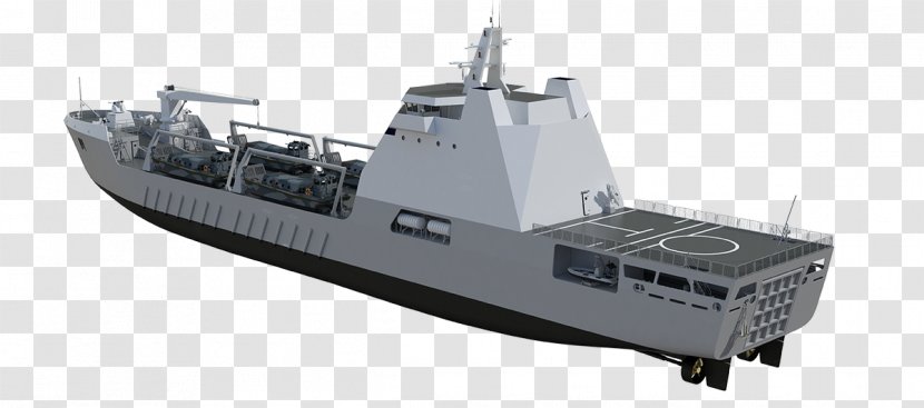 Amphibious Warfare Ship Damen Group Naval Landing Ship, Tank - Logistics Transparent PNG