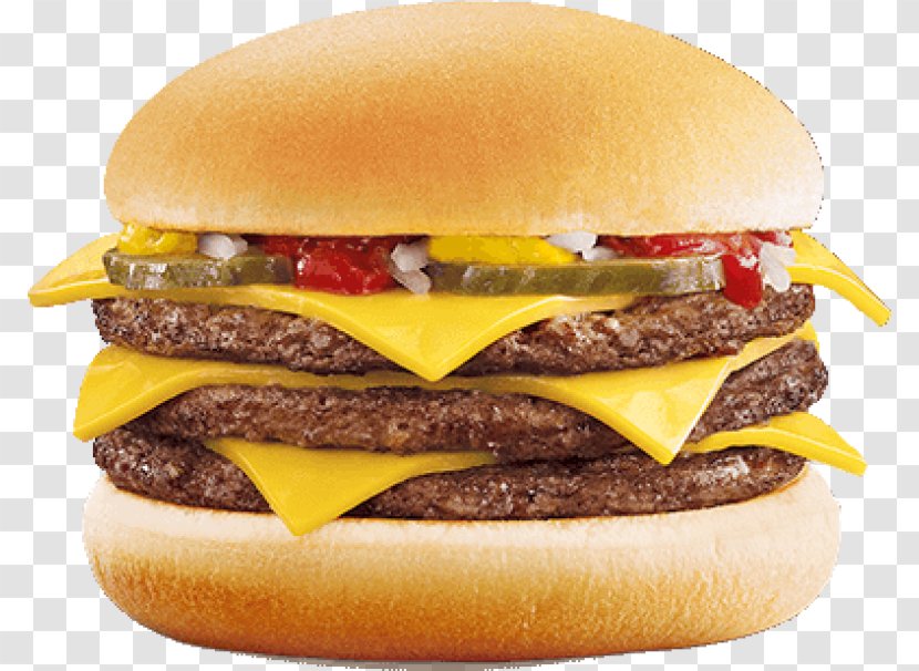 McDonald's Cheeseburger Hamburger Big Mac Chicken Sandwich - Fast Food Transparent PNG