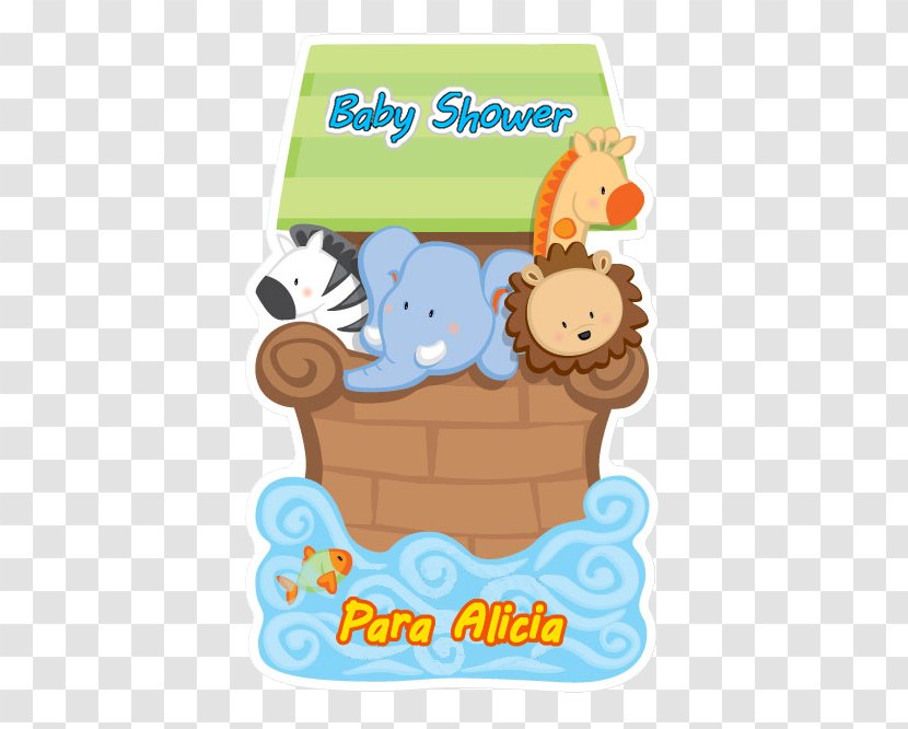 Baby Shower Noah's Ark Infant Party Birthday - Frame - Word Transparent PNG
