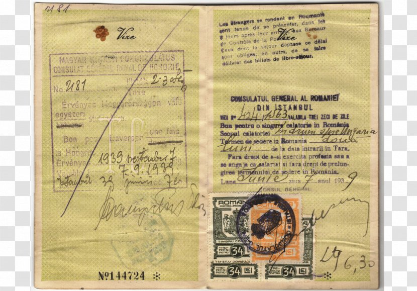 Document - Paper Product - Diplomatic Passport Transparent PNG