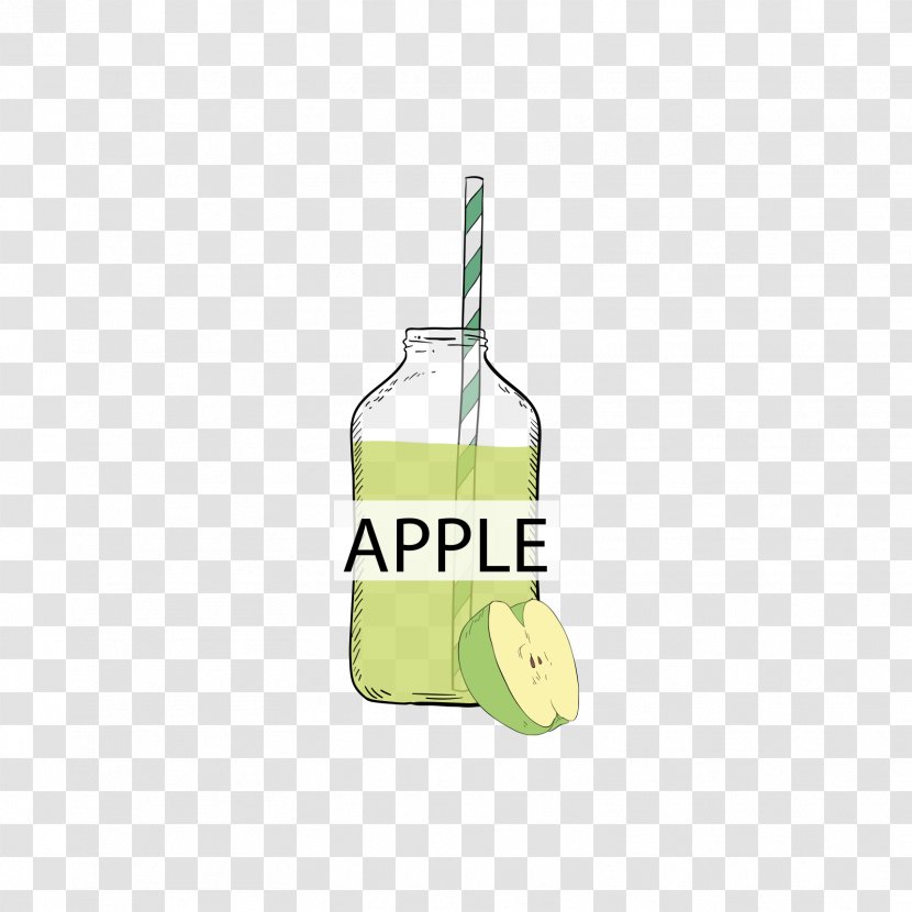 Juice Green Apple - Drinkware Transparent PNG