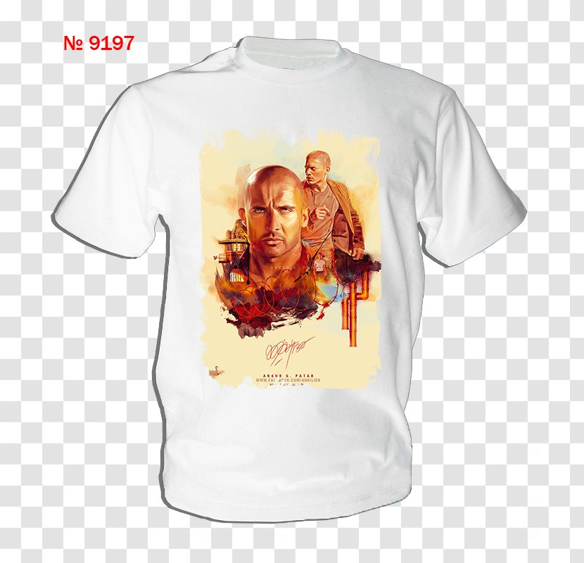 T-shirt Hoodie Michael Scofield Art - Prison Break Season 2 Transparent PNG