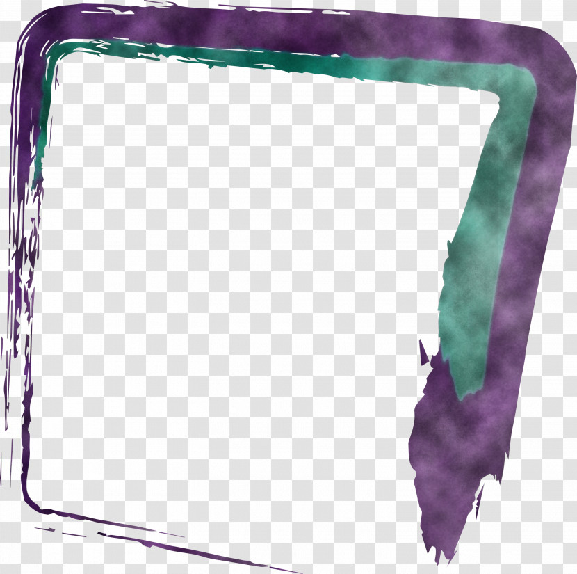 Purple Violet Teal Turquoise Rectangle Transparent PNG