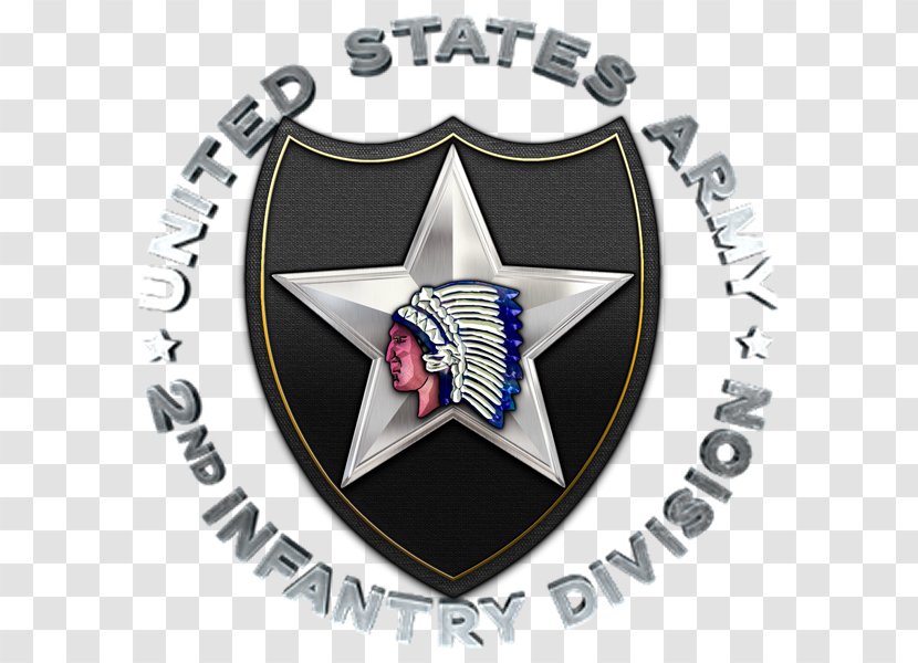 2nd Infantry Division United States Army Shoulder Sleeve Insignia - Fashion Accessory Transparent PNG