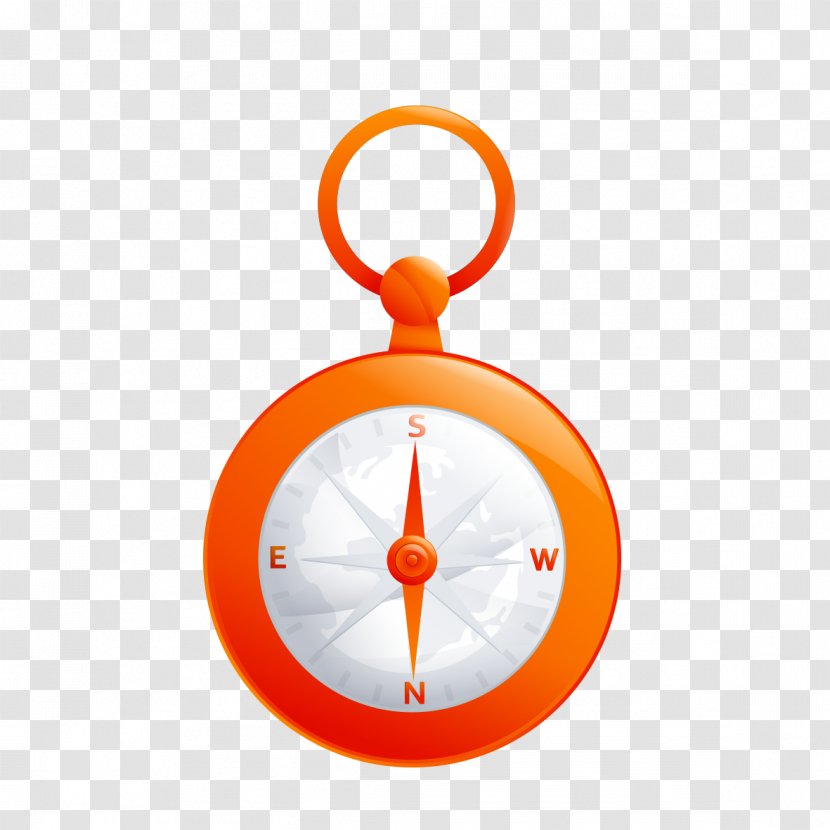 Orange Server - Designer - Compass Transparent PNG