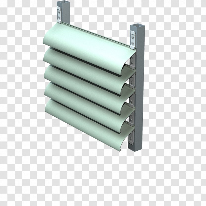 Rainscreen Aluminium Extrusion Steel Cladding - Ventilation - Wave Shading Transparent PNG