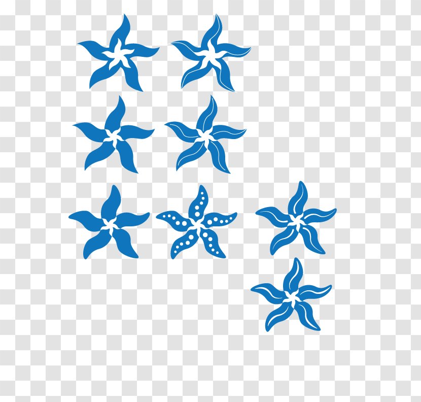 Starfish Logo Clip Art - Wing - Geometric Joy Scatters Flowers Transparent PNG