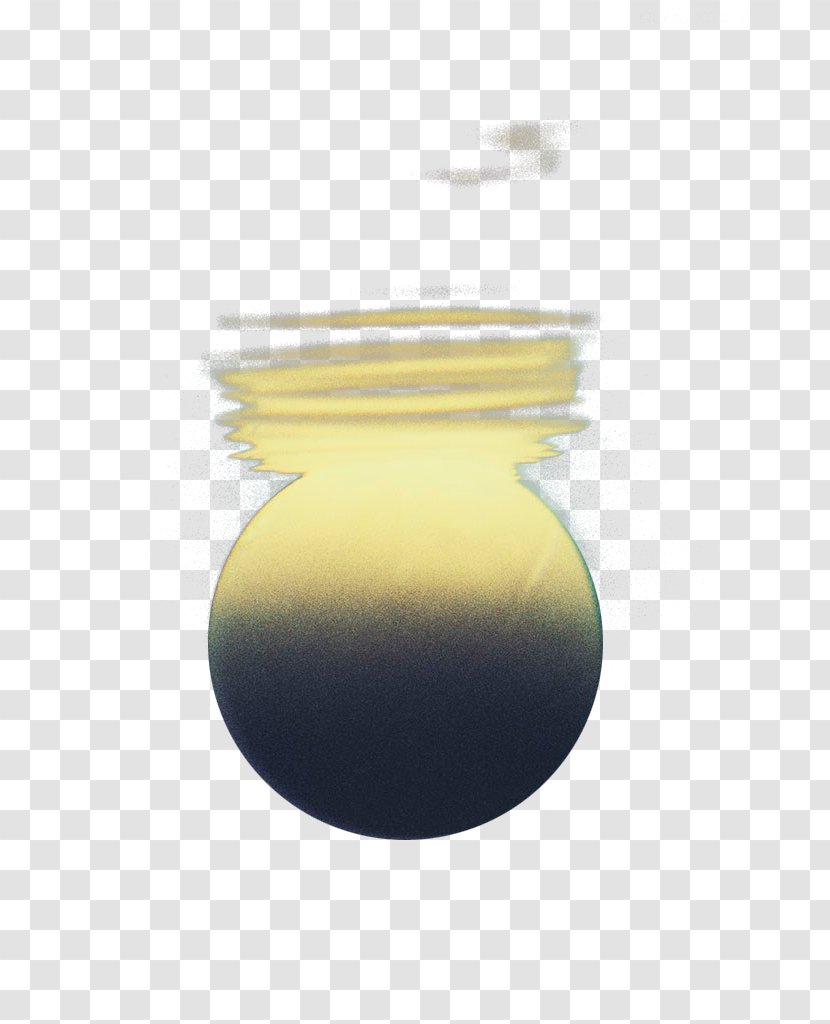 Yellow Glass Circle - Liquid - Moonlight Water Reflection Transparent PNG