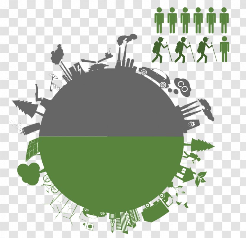Ecology Euclidean Vector Natural Environment Infographic - Element - Green Earth Transparent PNG