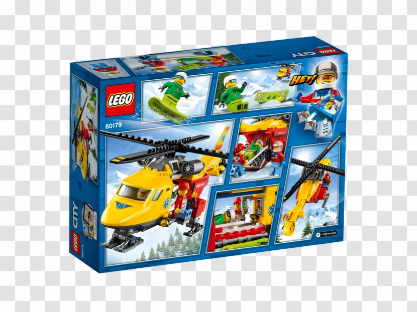 LEGO 60179 City Ambulance Helicopter Lego Toy Hamleys Transparent PNG