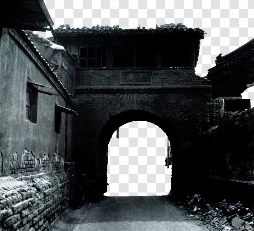 Beijing City Fortifications Hutong U8001u5317u4eacu80e1u540c U5317u4eacu56dbu5408u9662 Siheyuan - Facade - Town Alley Transparent PNG