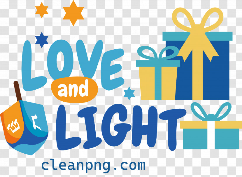 Happy Hanukkah Love Light Transparent PNG