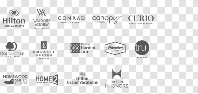 Brand Hilton Hotels & Resorts Product Design Font Logo Transparent PNG