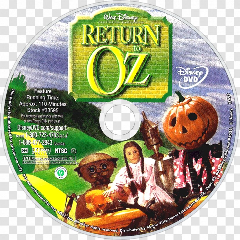 United States The Walt Disney Company DVD STXE6FIN GR EUR Import - Return To Oz Transparent PNG