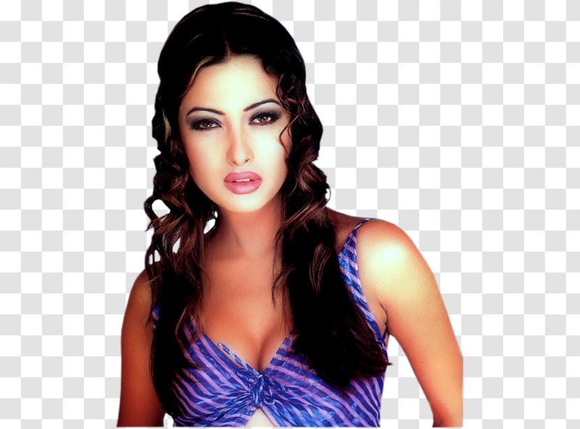 Riya Sen Black Hair Model Coloring Photo Shoot - Heart Transparent PNG