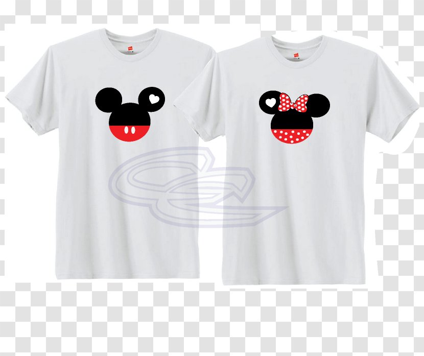 T-shirt Minnie Mouse Mickey Sweater Sleeve - Printing Figure Transparent PNG