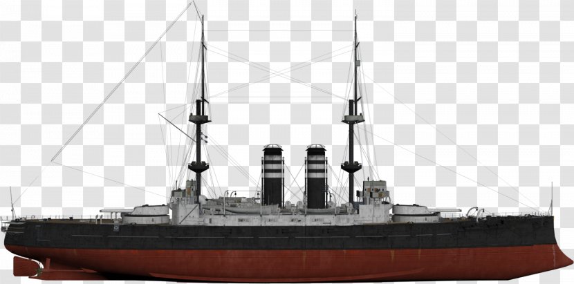 Protected Cruiser Gunboat Dreadnought Coastal Defence Ship - Pre Battleship Transparent PNG