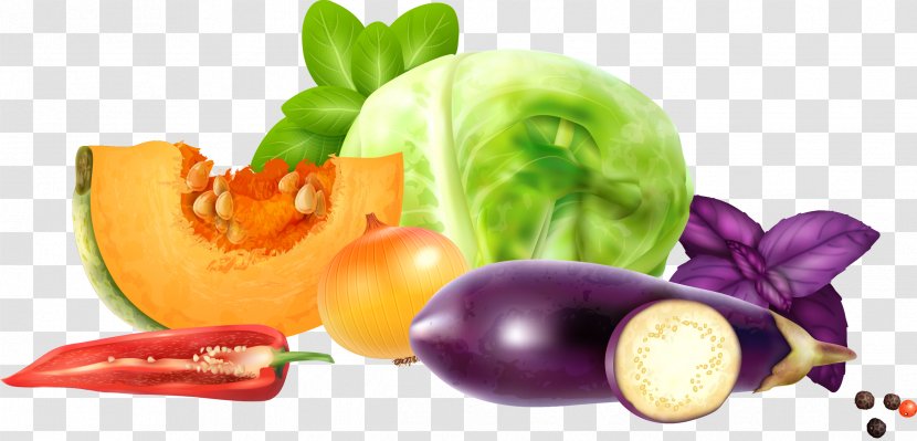 Organic Food Health Diet Vegetable - Fruit - Cartoon Vegetables Transparent PNG