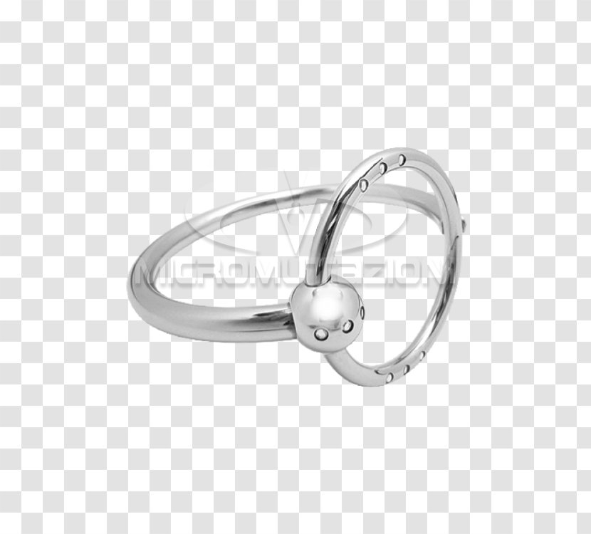 Ring Silver Body Jewellery - Jewelry Transparent PNG