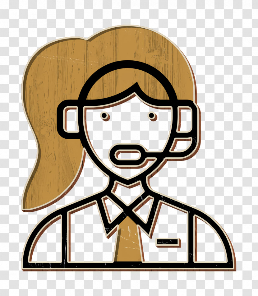 Contact Icon Clerk Icon Careers Women Icon Transparent PNG