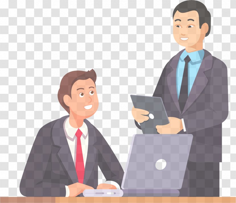 Job Cartoon Business White-collar Worker Employment - Whitecollar - Management Gesture Transparent PNG