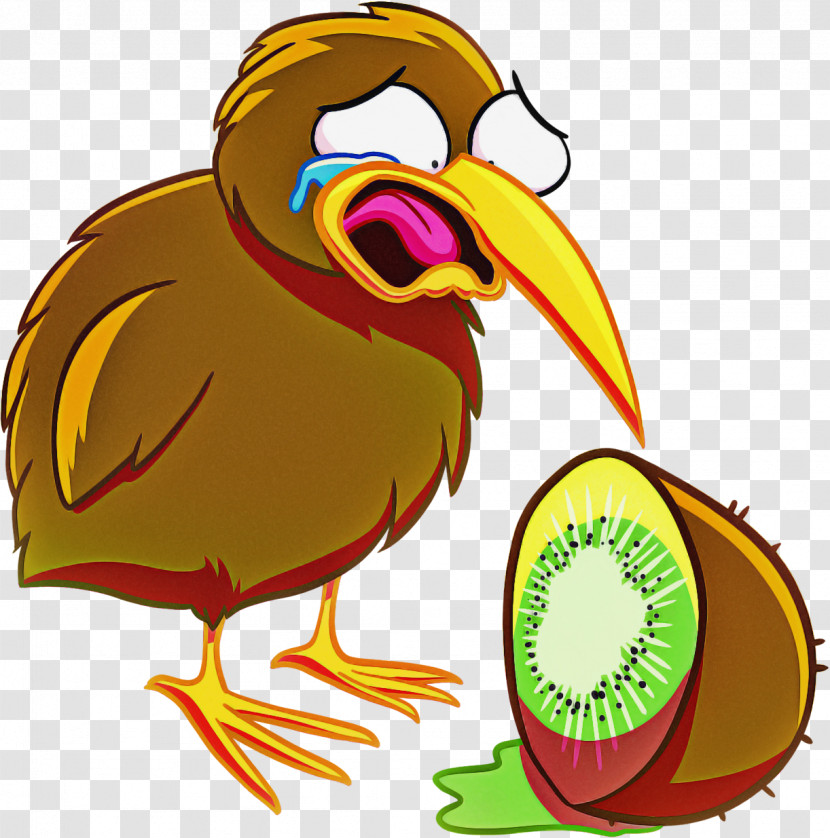 Bird Cartoon Beak Flightless Bird Vulture Transparent PNG