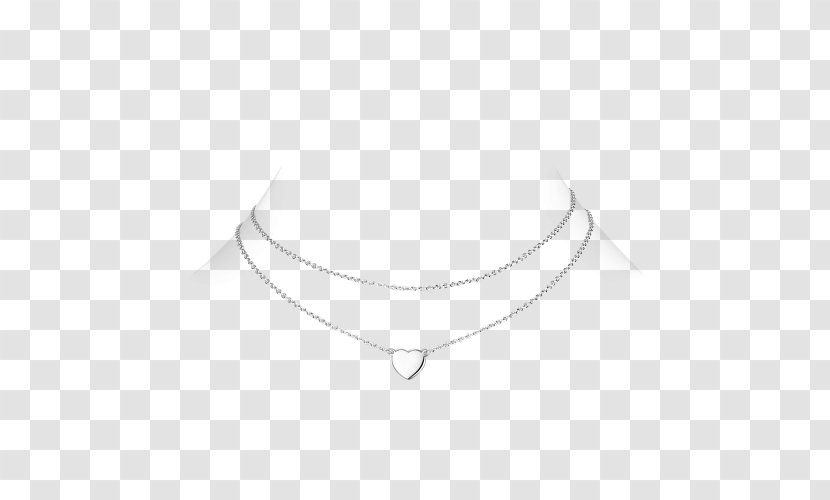 Necklace Silver Body Jewellery Chain Transparent PNG