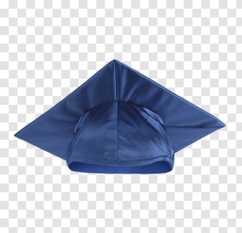Square Academic Cap Blue Hat Graduation Ceremony - Student - Gown Transparent PNG